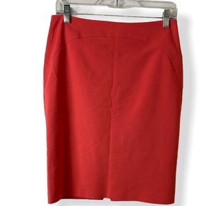 Antonio Melani Coral Pink Pencil Skirt